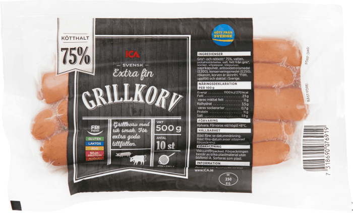 Grillkorv Extra fin