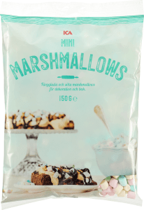 Minimarshmallows Färgade