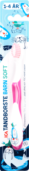 Barntandborste Mjuk 1-4 år