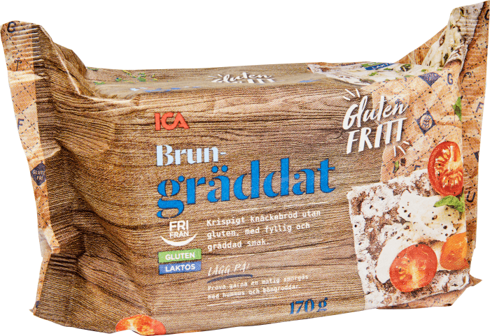 Knäckebröd brungräddat Glutenfri