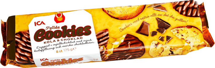 Fyllda cookies Kola & choklad