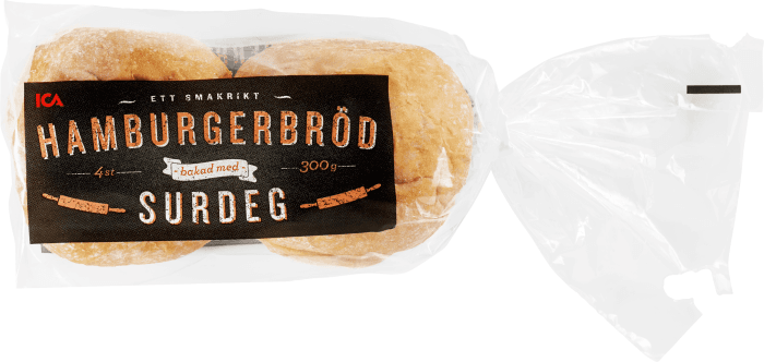 Hamburgerbröd Surdeg