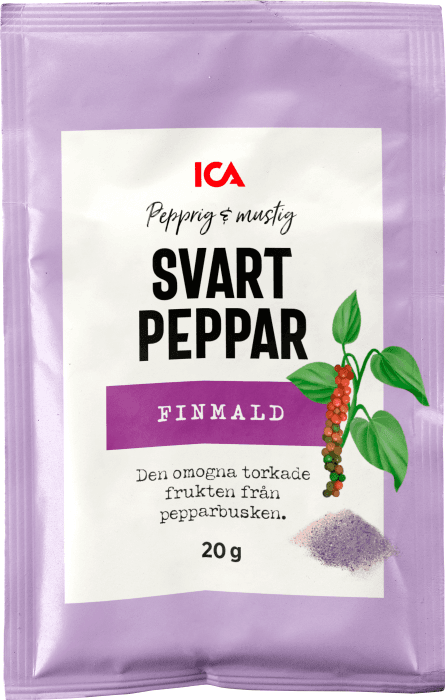 Svartpeppar Finmalen