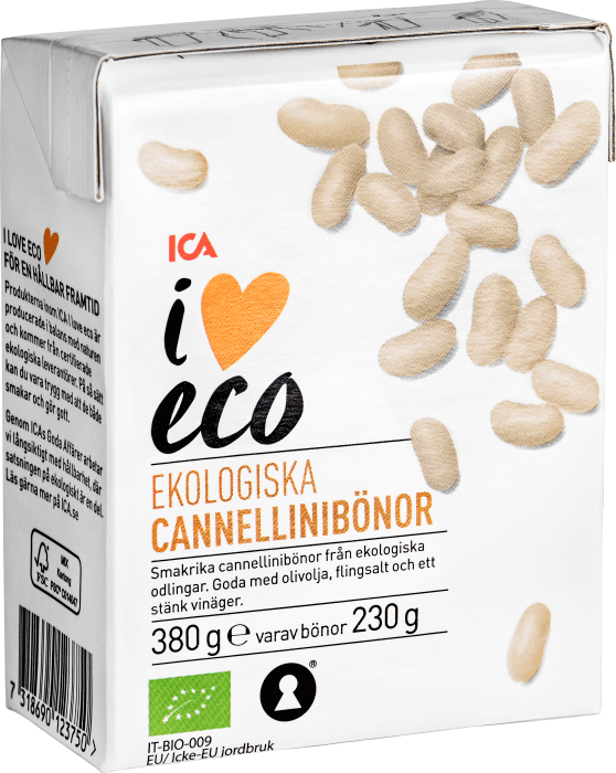 Cannellinibönor Ekologisk