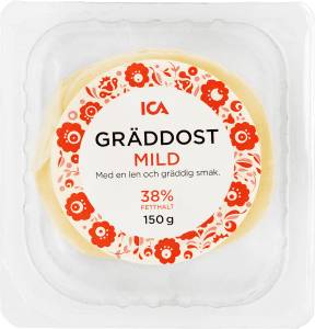 Gräddost mild skivad 38%