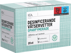 Våtservetter Desinficerande Oparfymerade