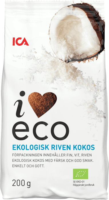 Kokos riven Ekologisk