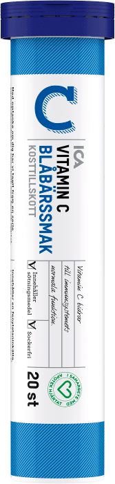 Vitamin C Blåbär Kosttillskott brustablett