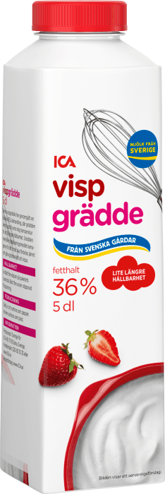 Vispgrädde 36% Längre hållbarhet