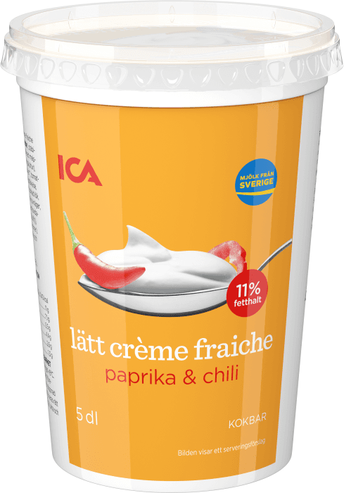 Crème fraiche Lätt Paprika & chili 11%