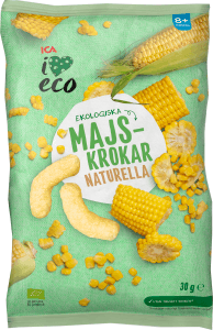 Barnsnacks Majskrokar Naturella 8 mån Eko
