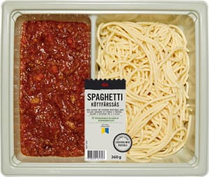 Färdigmat Spaghetti med Köttfärssås