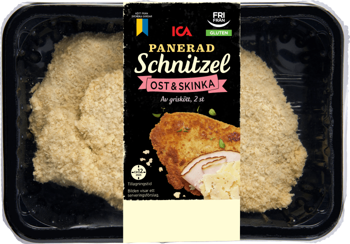 Schnitzel ost & skinka Panerad