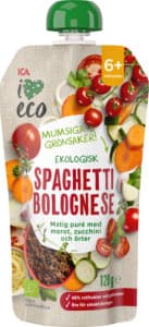 Barnmat Spaghetti Bolognese 6 mån Eko