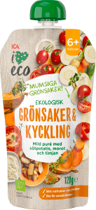 Barnmat Grönsaker & Kyckling 6 mån Eko