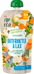 Barnmat Rotfrukter & Lax 6 mån Eko