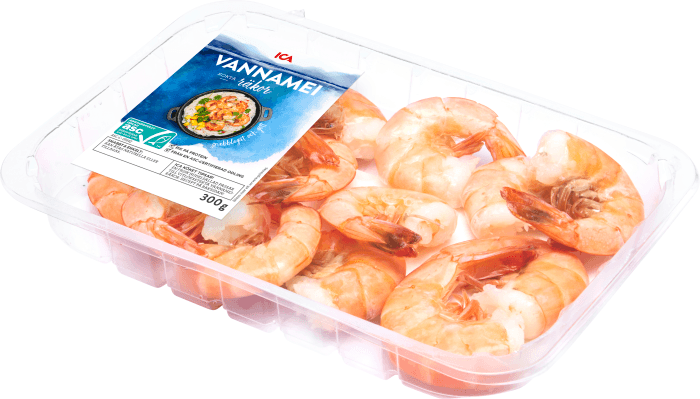 Vannameiräkor Färska