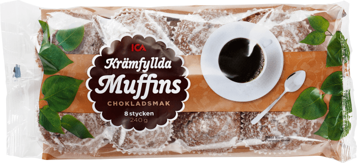 Chokladmuffins Krämfyllda