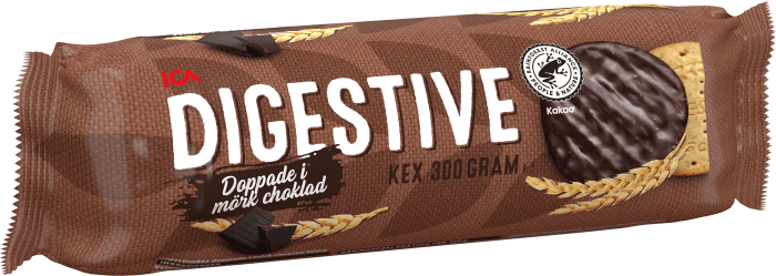 Digestive doppade i mörk choklad