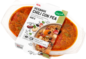 Färdigmat Chili Con Pea Vegansk