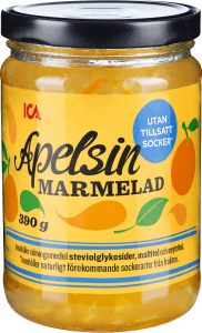 Apelsinmarmelad utan tillsatt socker