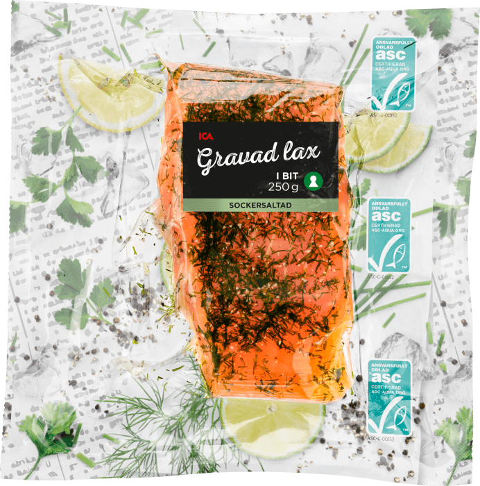 Lax Färsk Gravad i bit