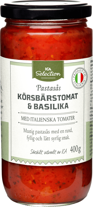 Pastasås Körsbärstomat & Basilika
