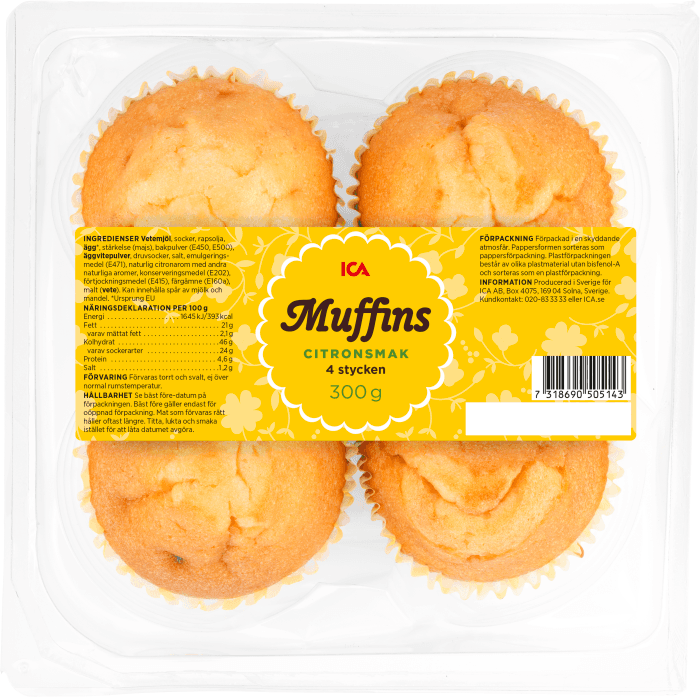 Muffins citron