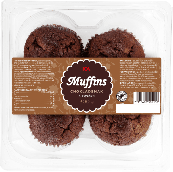 Muffins Choklad