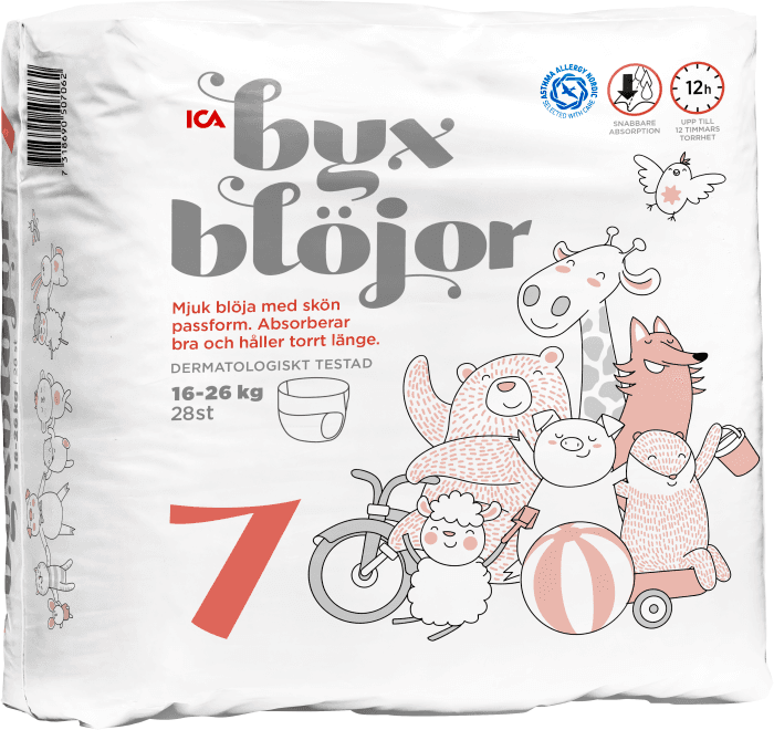 Byxblöja 7 16-26kg