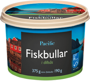 Fiskbullar i dillsås