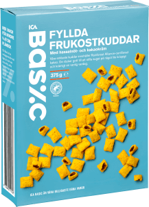 Fyllda kuddar med hasselnötskräm