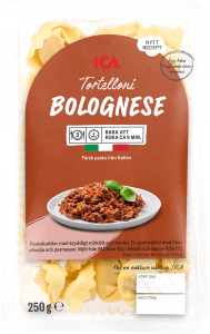 Pasta Tortellini Bolognese Färsk