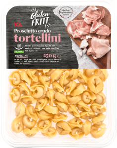 Pasta Tortellini Prosciutto Crudo Glutenfri Färsk