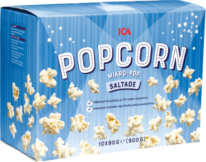 Mikropopcorn Saltade