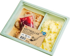 Färdigmat Köttbullar Potatismos Lingonsylt XL