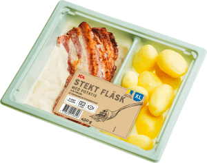 Färdigmat Stekt Fläsk med Potatis och Löksås XL
