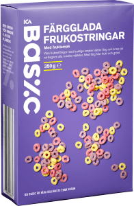 Färgglada frukostringar