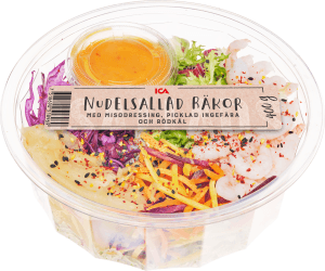 Nudelsallad Räkor Misodressing