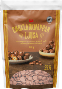 Chokladknappar Ljus Choklad