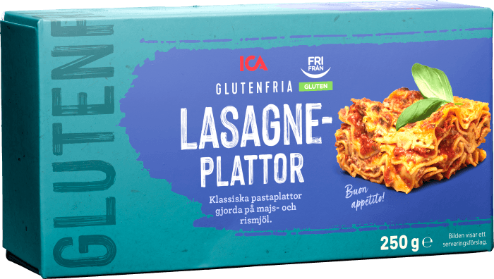 Lasagneplattor Glutenfria