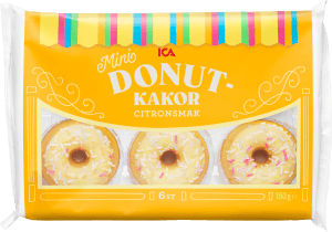 Donutkakor citron