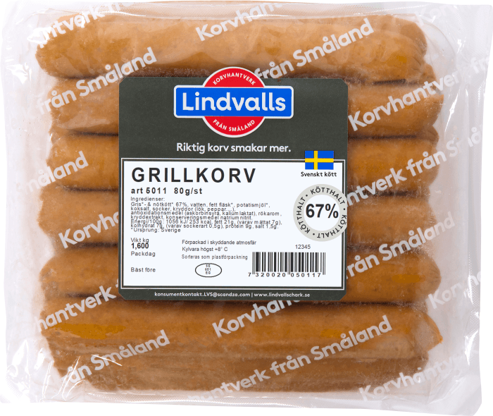 Grillkorv Kötthalt