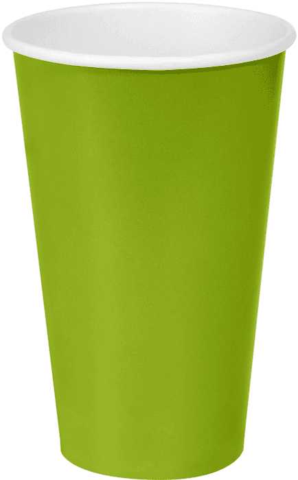 Pappersmugg Leaf Green 50cl FSC