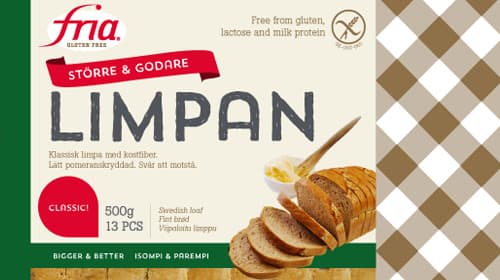 Limpan Formbröd Glutenfri Fryst