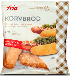 Korvbröd Glutenfri Fryst 5-p