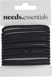 Hårsnoddar Svart 12-p