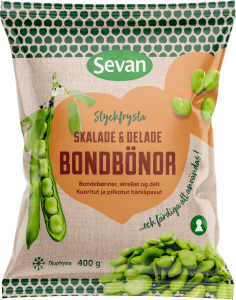 Bondbönor Skalade & Delade Fryst
