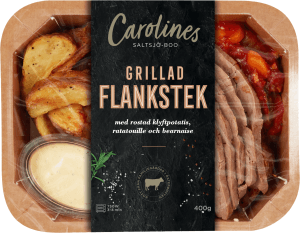 Flankstek med Klyftpotatis och Bearnaise