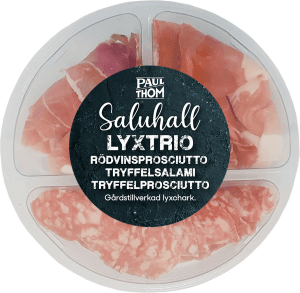 Lyxtrio Saluhall Med Prosciutto Rödvin, Prosciutto Tryffel & Tryffelsalami
